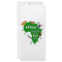 Wild Africa rack cards by TheTShirtPainter Wild Africa rack cards