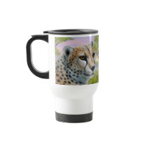 Wild African Cheetah Travel Mug