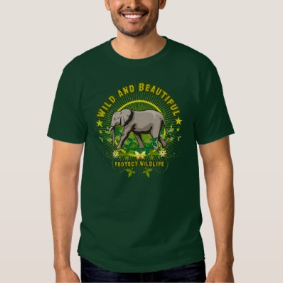 Wild and Beautiful Elephant T-shirt