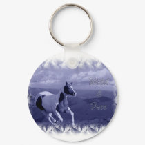 Wild and Free Keychain by deesbasenjis Wild and Free Keychain