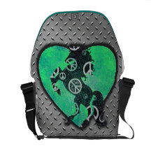 Wild and Peaceful Messenger Bag