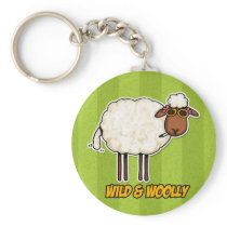 wild and woolly (smoking version) keychains