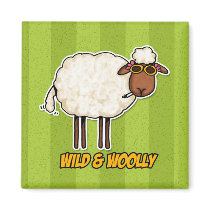 wild and woolly (smoking version) magnets