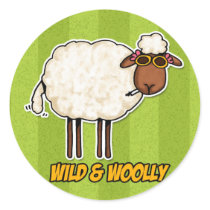 wild and woolly (smoking version) stickers by cfkaatje wild and woolly (smoking version) stickers