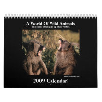 Wild Animal 2009 Calendar! calendars
