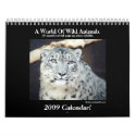 Wild Animal 2009 Calendar