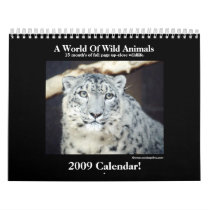 Wild Animal 2009 Calendar