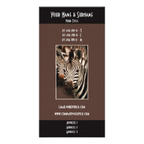Wild animal photo business cards - customize photo cards