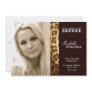 Wild Animal Print Leopard Graduation Announcement