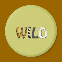 Wild Animal print magnet magnets