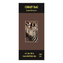 Wild animal rack cards - customize