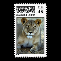 wild animals 289 postage by MickeyElvis wild animals 289 postage