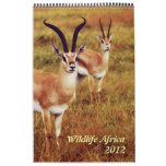 Wild animals Africa safari 2012 Calendars
