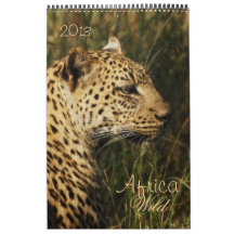 Wild animals Africa safari 2012 Calendars
