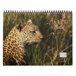 Wild animals of Africa safari custom calendar