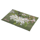 Wild apple blossom placemat