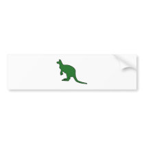 Wild Australian Kangaroo Marsupial Roo Silhouette bumper stickers by inquester Wild Australian Kangaroo Marsupial Roo Silhouette bumper stickers