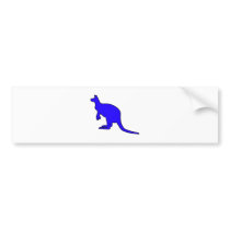 Wild Australian Kangaroo Marsupial Roo Silhouette bumper stickers by inquester Wild Australian Kangaroo Marsupial Roo Silhouette bumper stickers