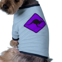 Wild Australian Kangaroo Marsupial Roo Silhouette pet clothing