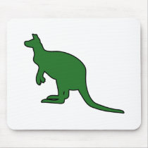 Wild Australian Kangaroo Marsupial Roo Silhouette mousepads by inquester Wild Australian Kangaroo Marsupial Roo Silhouette mousepads