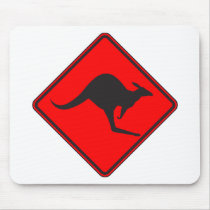 Wild Australian Kangaroo Marsupial Roo Silhouette mousepads by inquester Wild Australian Kangaroo Marsupial Roo Silhouette mousepads