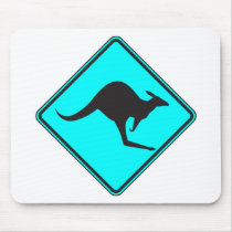 Wild Australian Kangaroo Marsupial Roo Silhouette mousepads by inquester Wild Australian Kangaroo Marsupial Roo Silhouette mousepads