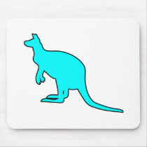 Wild Australian Kangaroo Marsupial Roo Silhouette mousepads by inquester Wild Australian Kangaroo Marsupial Roo Silhouette mousepads
