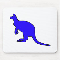 Wild Australian Kangaroo Marsupial Roo Silhouette mousepads by inquester Wild Australian Kangaroo Marsupial Roo Silhouette mousepads