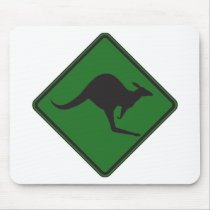 Wild Australian Kangaroo Marsupial Roo Silhouette mousepads by inquester Wild Australian Kangaroo Marsupial Roo Silhouette mousepads