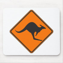 Wild Australian Kangaroo Marsupial Roo Silhouette mousepads by inquester Wild Australian Kangaroo Marsupial Roo Silhouette mousepads