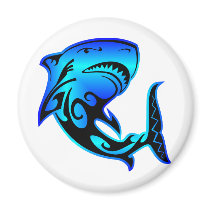 Wild Azz Shark #002 Fridge Magnets