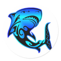 Wild Azz Shark #002 Sticker