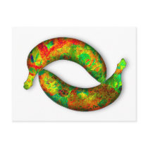 WILD BANANAS postcards by emmepi WILD BANANAS postcards