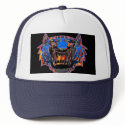 Wild Bengal Tiger In Flames Baseball Hat