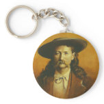 Wild Bill Hickok Illustration keychains