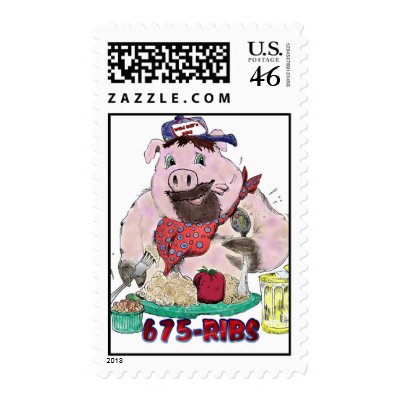 WILD BILL's BBQ Postage by sharpcreations