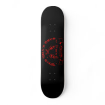 Wild Bill's Guns Black & Red Skateboard