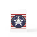 Wild Bill's Guns Patriot Logo Note Card