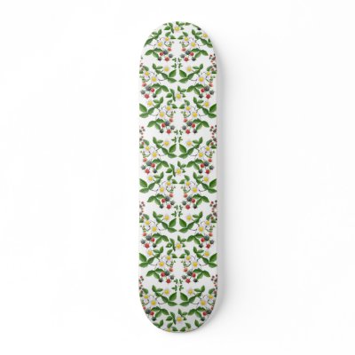 Wild Blackberries Skateboard by twopurringcats