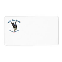 Wild Blue Catahoula Dog Shipping Labels