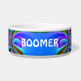 Wild Blue Yonder ~ Dog Bowl zazzle_petbowl