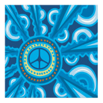 Wild Blue Yonder with Peace Sign posters by GreenNeighborPeace Wild Blue Yonder with Peace Sign posters