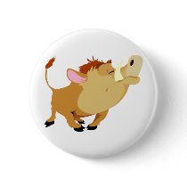 Wild Boar Pinback Buttons