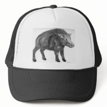 Wild Boar, Defensive Stance Trucker Hats