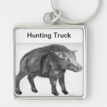 Wild Boar, Defensive Stance Key Chain