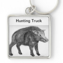 Wild Boar, Defensive Stance Key Chain