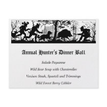 Wild Boar Hunters Dinner Menu Announcements