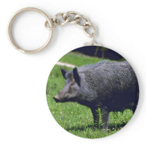 Wild Boar Keychain