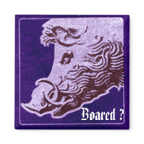 Wild boar magnet- Boared ? by splashartworks2x Wild boar magnet- Boared ?