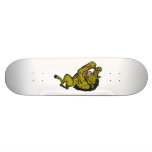 wild boar man fighting attacking skate deck
